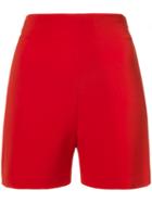 Haney - Eleanor Shorts - Women - Silk/spandex/elastane - 6, Red, Silk/spandex/elastane