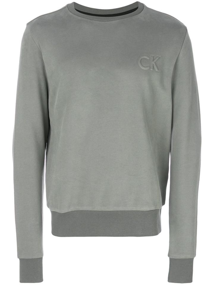 Calvin Klein Logo Sweatshirt - Grey