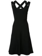 T By Alexander Wang Cross-back Skater Dress - Black