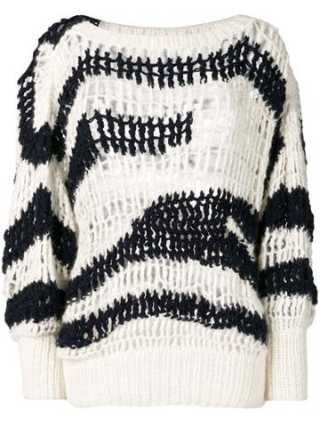 Sonia Rykiel Net Effect Jumper - White