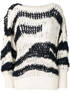 Sonia Rykiel Net Effect Jumper - White