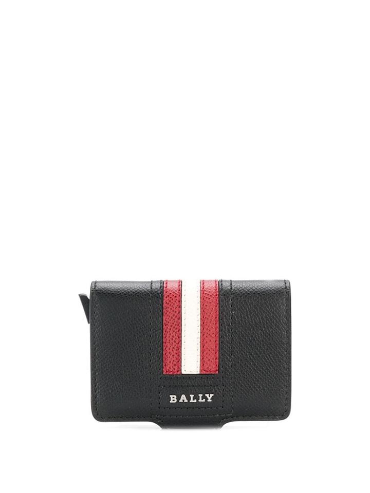 Bally Snap Button Wallet - Black