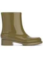 No21 Rubber Ankle Boots - Green