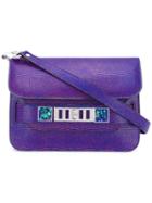 Proenza Schouler Satchel Shoulder Bag, Women's, Pink/purple, Calf Leather