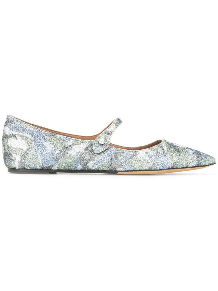 Tabitha Simmons Hermione Ballerinas - Green