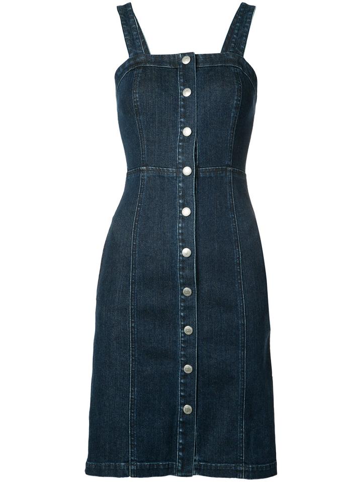 Ag Jeans - Denim Button-down Dress - Women - Cotton/polyurethane - S, Blue, Cotton/polyurethane