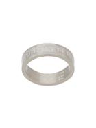 Maison Margiela Engraved Number Ring - Silver