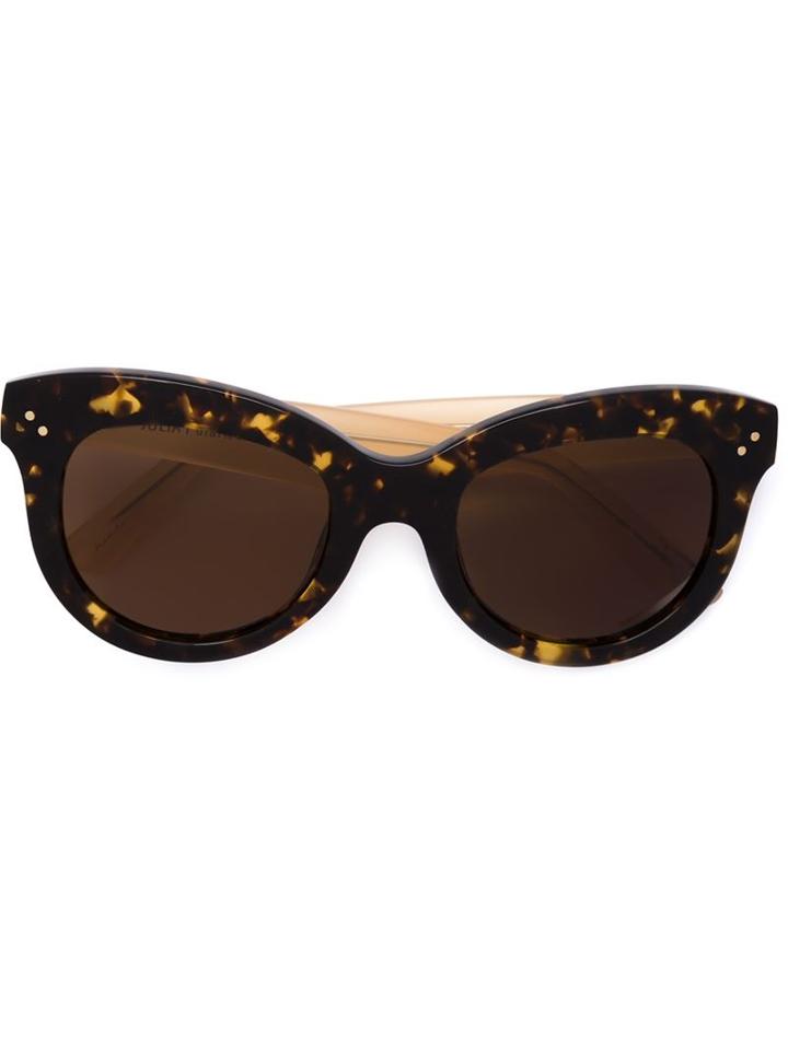Krewe Du Optic Julia Sunglasses, Women's, Brown, Acetate