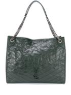 Saint Laurent Niki Tote Bag - Green