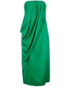 Marina Moscone Wrap Style Dress - Green