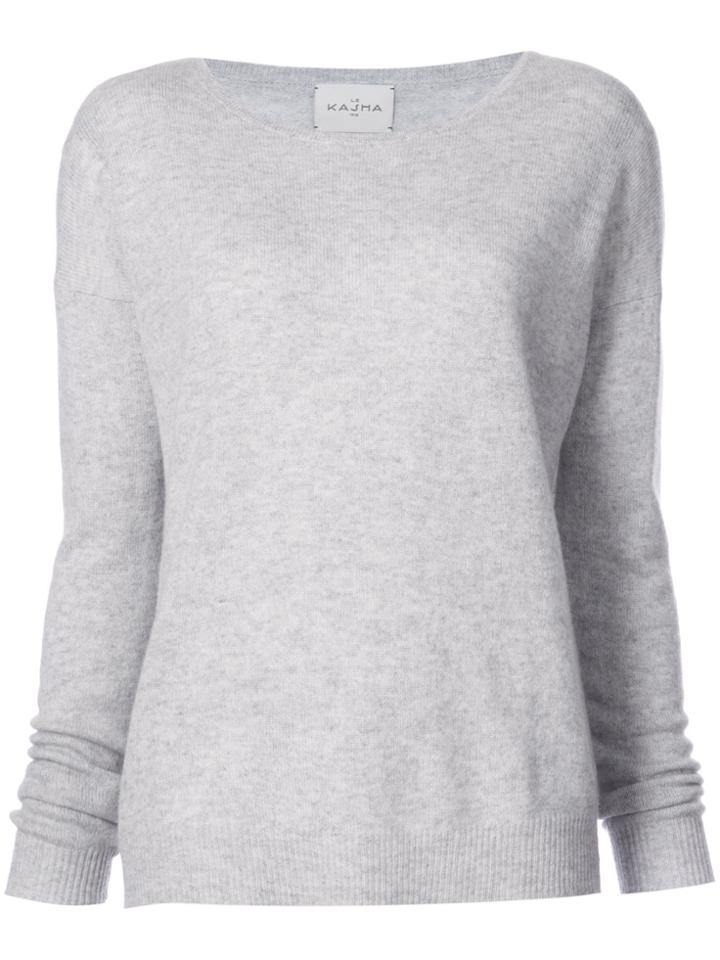 Le Kasha Crew-neck Cashmere Jumper - Grey