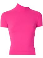 À La Garçonne Symmetric Tutleneck Blouse - Pink