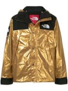 Supreme Tnf Metallic Mountain Parka - Gold