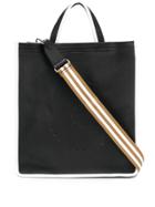 Coccinelle Cut Out Logo Tote - Black