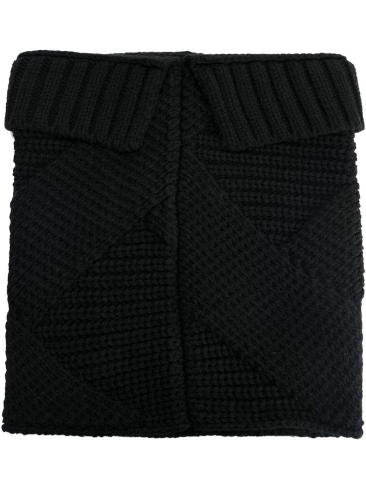 Hl Heddie Lovu Multi Woven Snood Scarf - Black