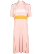 Marni Striped Midi Dress - Pink