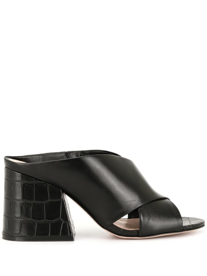 Schutz Summer Mestico Mules - Black