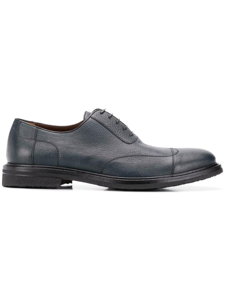 A. Testoni Casual Oxford Shoes - Blue