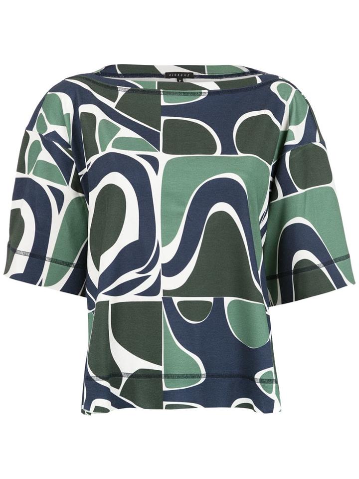 Alcaçuz Ferrari Printed Top - Green