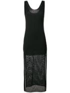 Lost & Found Rooms Side-split Midi Dress - Black