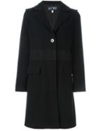 Giorgio Armani Vintage Contrast Panel Coat, Women's, Size: 40, Black