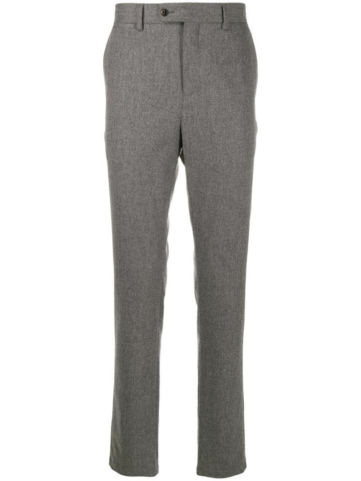 Eleventy Slim Tailored Trousers - Grey