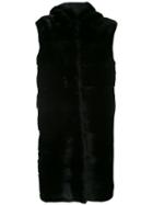 Liska - Biscottie Coat - Women - Mink Fur/wool - S, Black, Mink Fur/wool