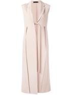 Calvin Klein Long Waistcoat - Pink & Purple