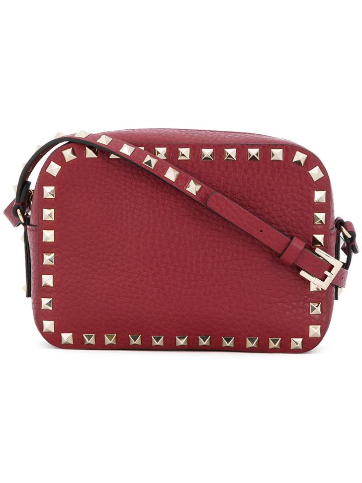 Valentino - Valentino Garavani Rockstud Shoulder Bag - Women - Calf Leather/metal - One Size, Pink/purple, Calf Leather/metal