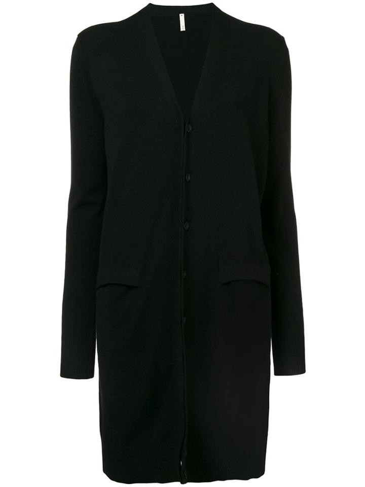 Boboutic V-neck Button Cardigan - Black