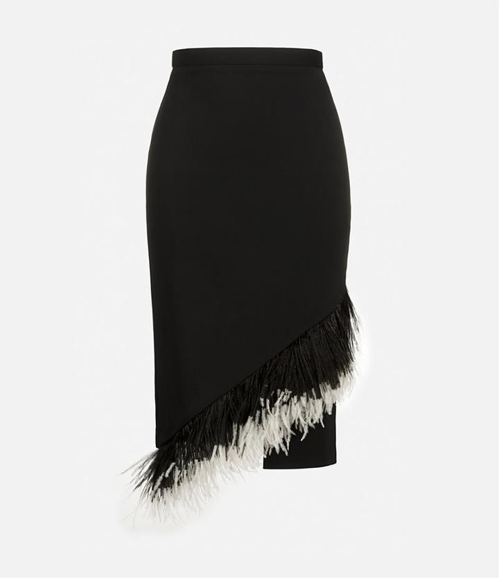 Christopher Kane Feather Insert Skirt