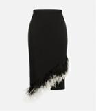 Christopher Kane Feather Insert Skirt
