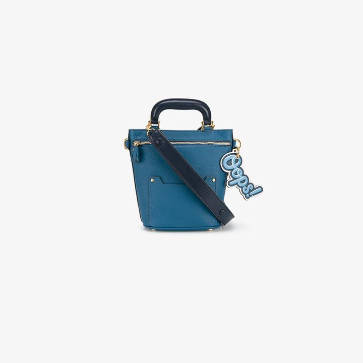 Anya Hindmarch Mini Orsett Bag, Women's, Blue, Leather