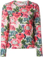 Comme Des Garçons Floral Print T-shirt, Women's, Size: Medium, Cotton