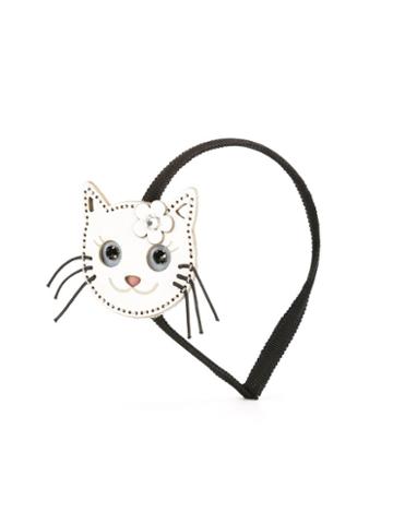 Simonetta Cat Headband, Girl's, Black