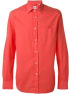 Aspesi Classic Shirt, Men's, Size: 41, Pink/purple, Cotton