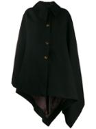 Vivienne Westwood Oversized Cape Coat - Black