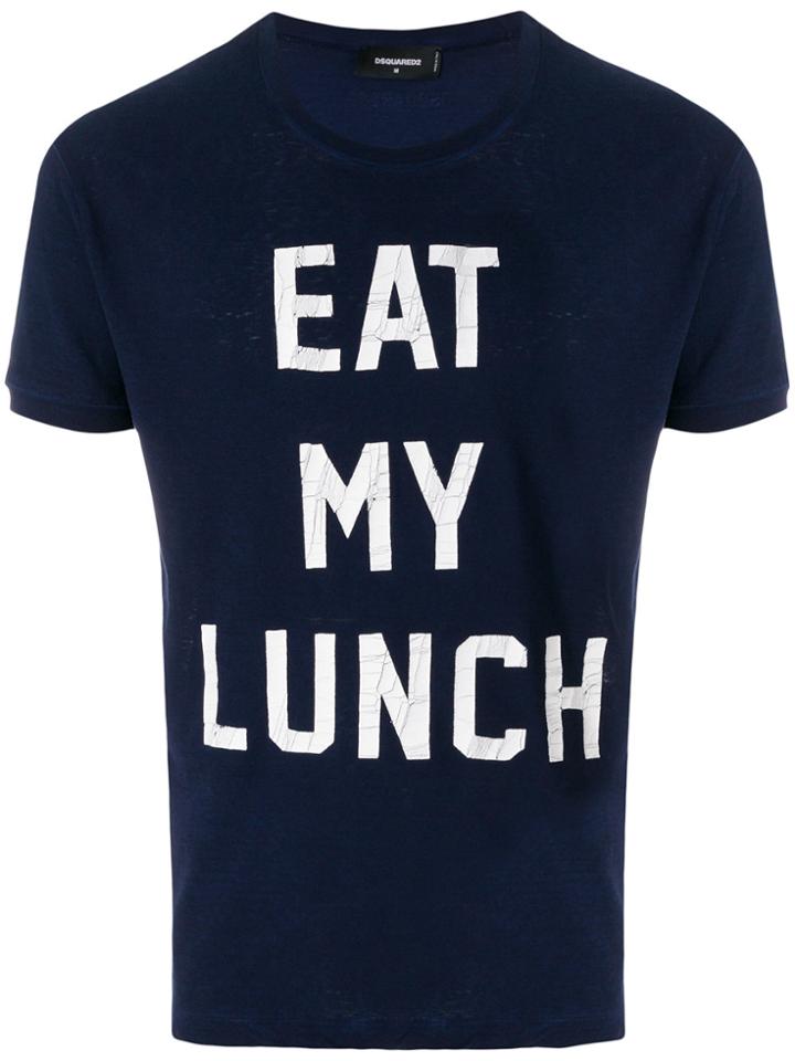 Dsquared2 Eat My Lunch T-shirt - Blue