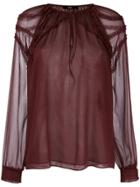 Steffen Schraut Ruffle Detail Blouse - Red