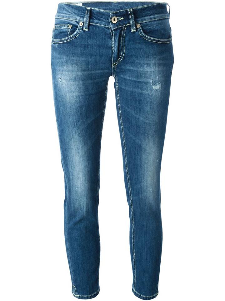 Dondup 'dia' Jeans, Women's, Size: 31, Blue, Cotton/polyester/spandex/elastane/cotton