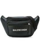 Balenciaga Everyday Logo Belt Pack - Black