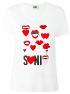 Sonia By Sonia Rykiel Lips Print T-shirt
