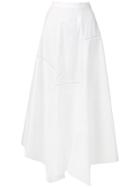 Loewe Asymmetric Hem Skirt - White