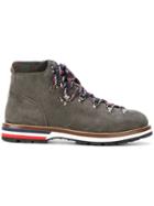 Moncler Lace-up Boots - Grey