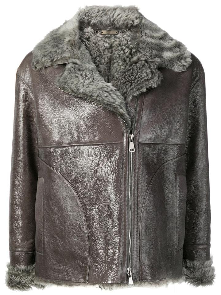 Manzoni 24 Shearling Jacket - Grey
