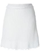 Iro Roney Skirt, Women's, Size: 38, White, Cotton/polyester