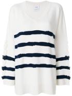 Barrie Oversized Cashmere Jumper - White