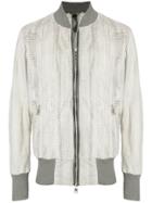 Giorgio Brato Zipped Bomber Jacket - Nude & Neutrals
