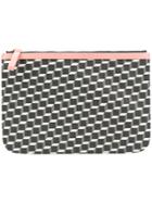 Pierre Hardy Geometric Pouch Clutch - Black