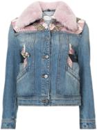 Coach Patchwork Denim Jacket - Blue